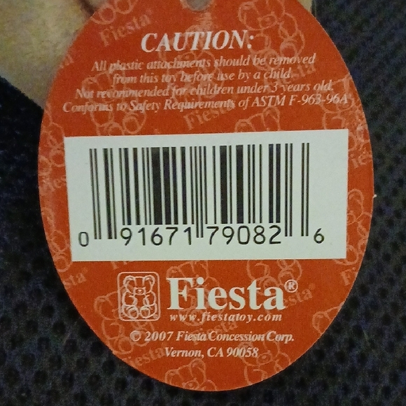 The Backpack BushBaby By Fiesta Toy- Real Cute & Ultra Soft Mwmt 2007 New W/Tags - Picture 5 of 11